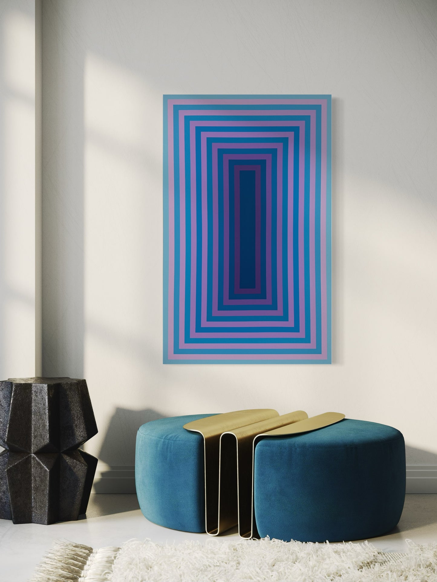 Blue Purple Depth Transition